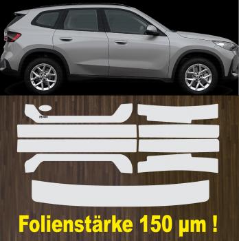 Lackschutzfolien-Komplett-Set für  Ladekante und Türeinstiege Einstiegsleisten für BMW X1 und iX1 mit M-Paket ab 2022